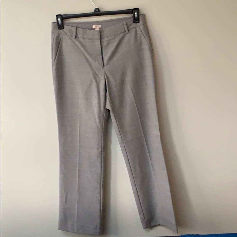 Grey wool blend, lined J Crew Pants, Size 6